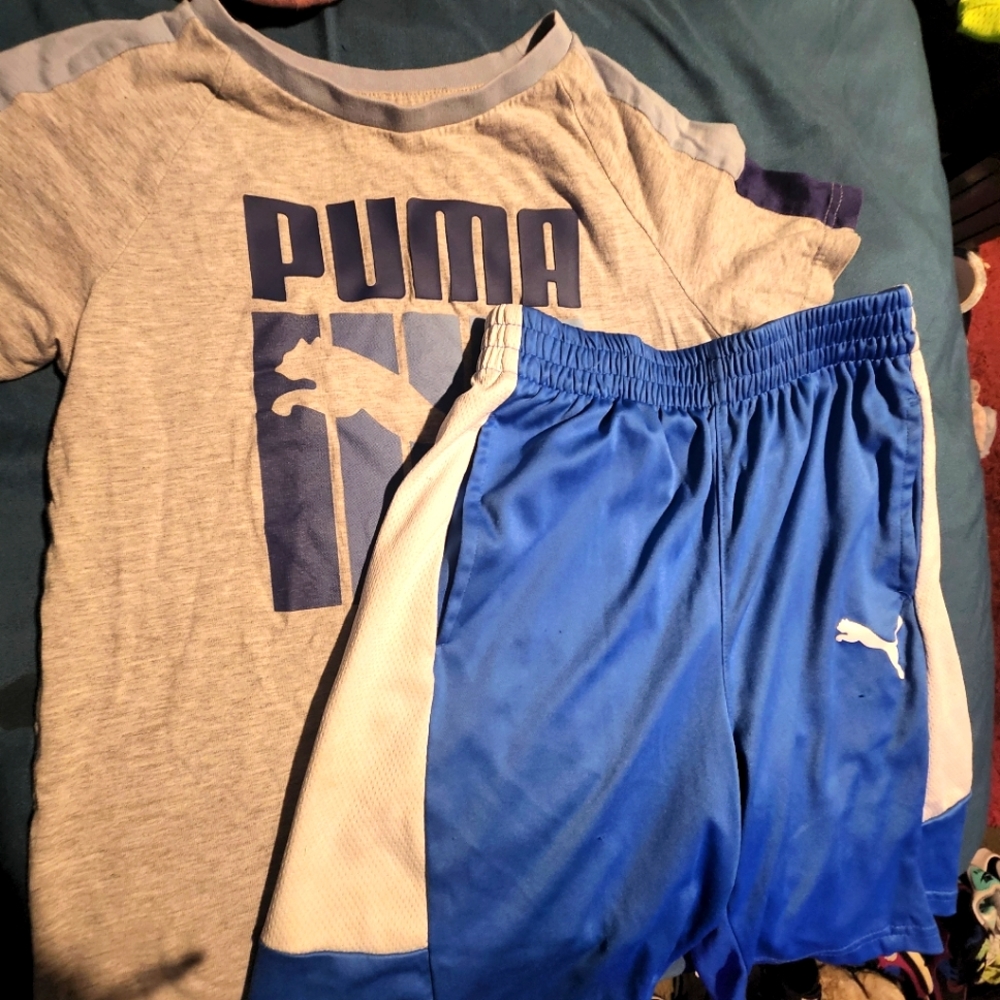 Boys Puma Shorts Set Size 8
